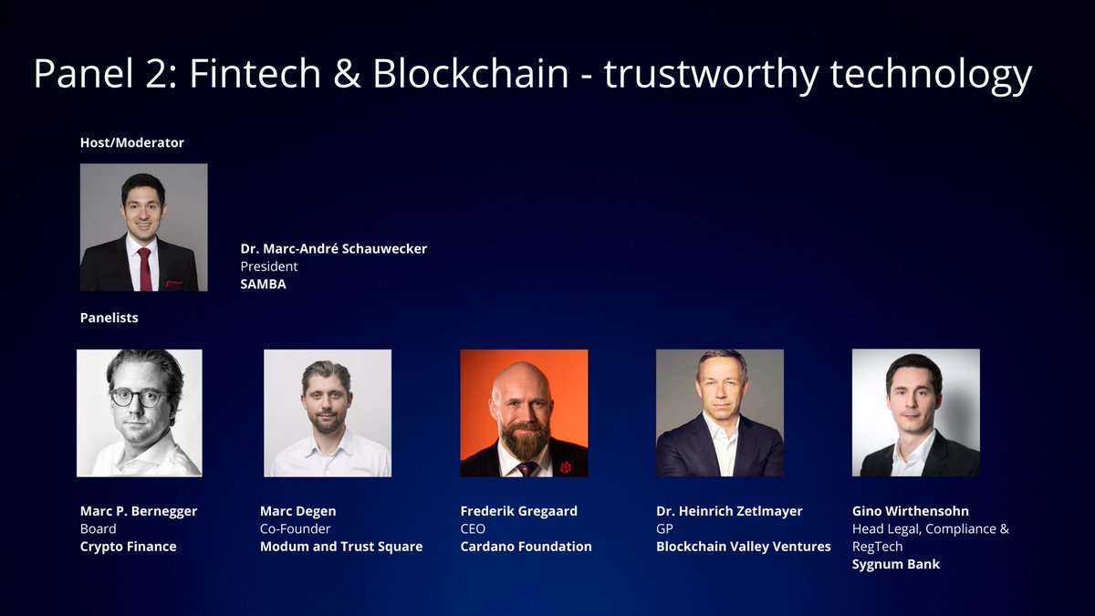 SwissMBAs's tweet photo. The Digital Leaders Conference with PwC happens this week! Join us on 28. May 2021, 9:00 - 19:00 CET. 
Register at: https://t.co/cmdr5bzoz0
Panel 2: Fintech &amp; Blockchain - trustworthy technology https://t.co/hIP2vVj3wd