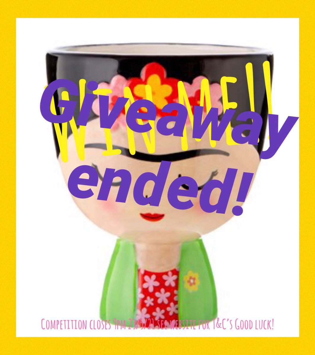 🥳 AND WE HAVE A WINNER!
Huge thanks firstly to all entrants - we ❤️ you! So here it is - the winner of our fab Frida giveaway this week is ..... <a href="/1dozymoo/">💚🐓🍀Jo🍀🐓💚</a> CONGRATULATIONS!! Please DM with your details👏 Watch out for another giveaway soon! 😊 💝