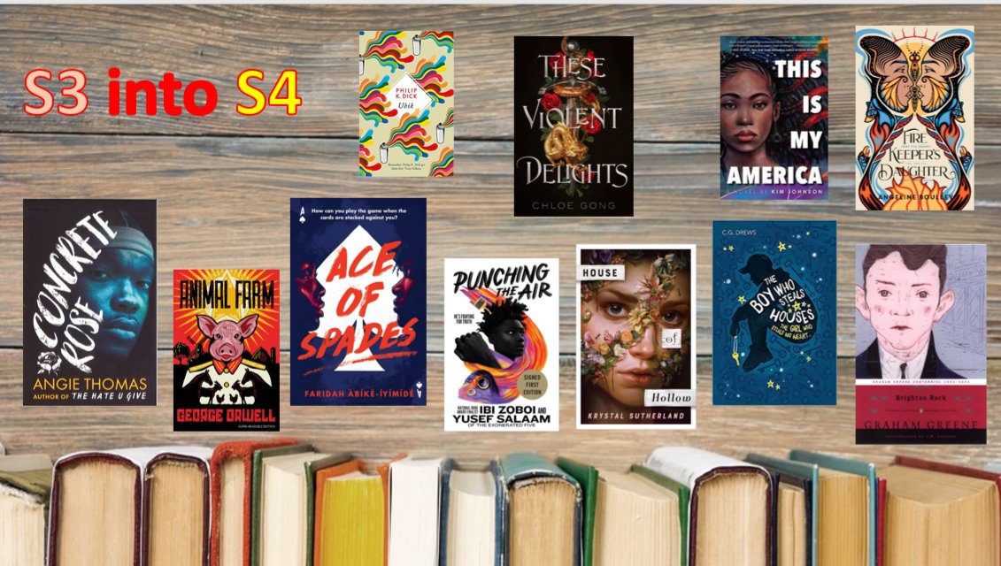 StNiniansLib's tweet photo. Moving from S3 and into S4 soon? Why not check out these great titles! #movingup #readingup https://t.co/mjR8NnSnkR