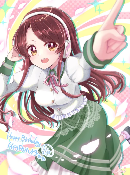 春奈ちゃん誕生日おめでとう🌸🌸🌸
春奈ちゃんのお人好しでちょっと天然入ったところが大好きです!!!!誕生日ガチャの準備はよろしくってよ～!!

#D4DJ #グルミク #リリリリ #春日春奈生誕祭2021 