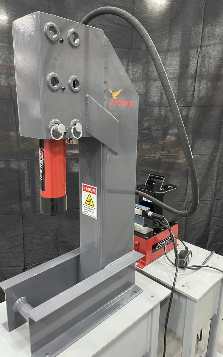 Check out this 25T C-Frame Press built for a valued customer. 🏁