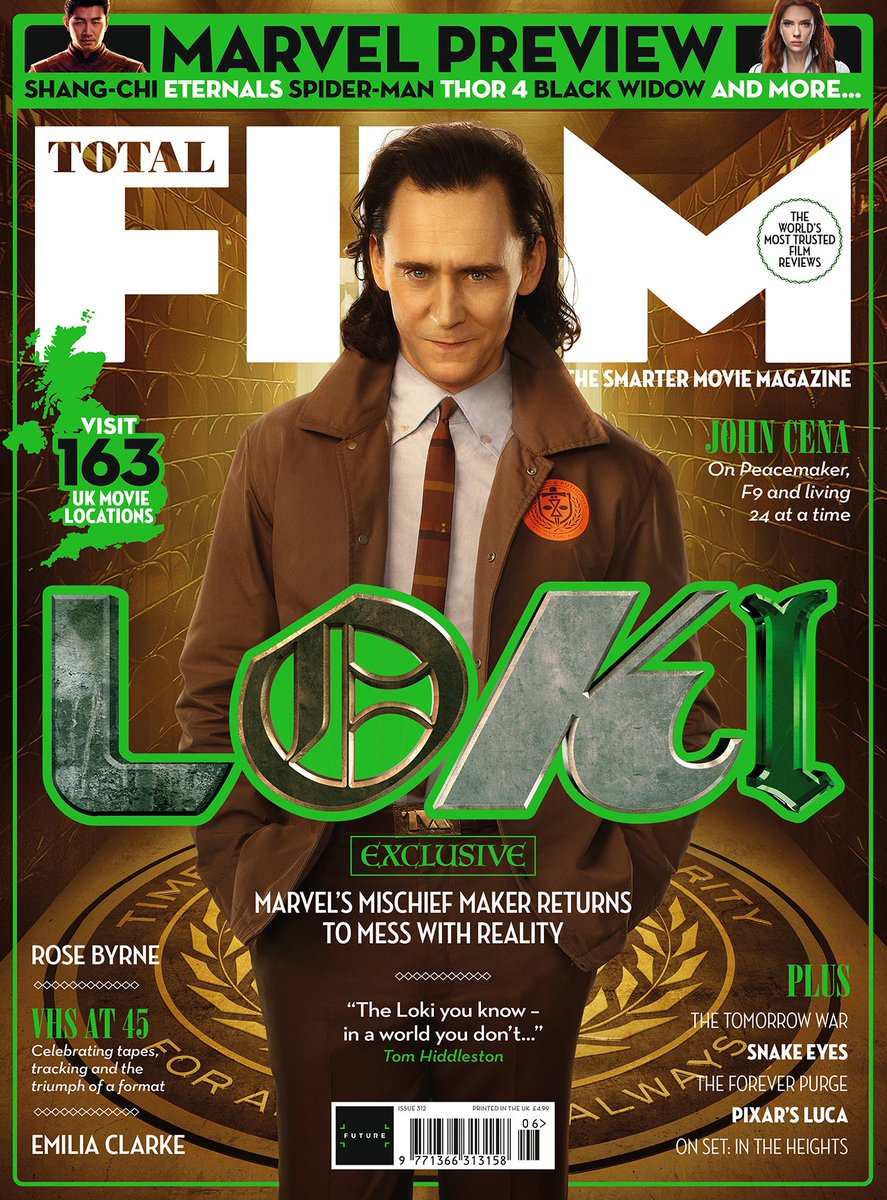 totalfilm's tweet photo. Marvel's Mischief Maker returns to mess up reality – and headline our latest issue! 

#Loki fronts the new Total Film magazine, which reaches newsstands this Friday, and is on the way to subscribers now! Subscribe and never miss another exclusive: https://t.co/peHst3VuPc https://t.co/hOYnP2CVva