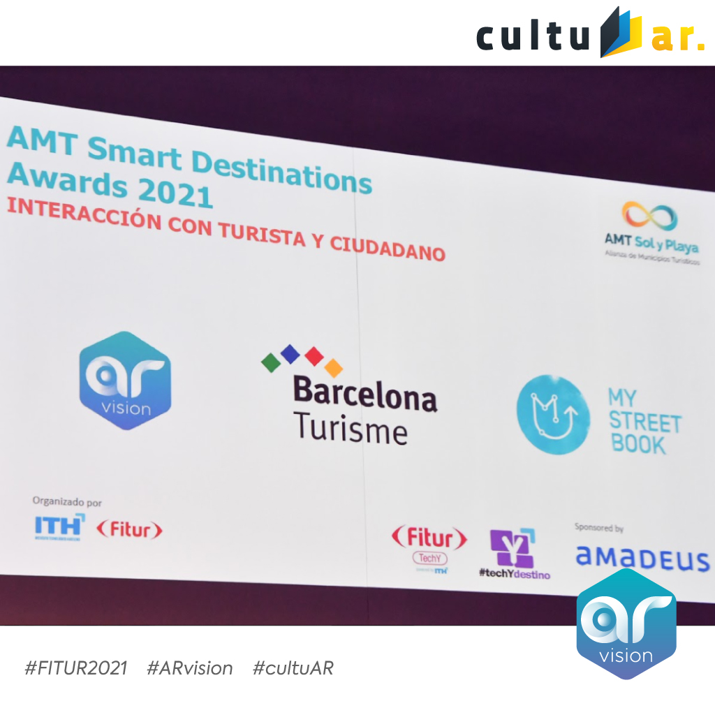 Arvision_es's tweet photo. CultuAR es una de las 3 mejores soluciones tecnológicas para el turismo en FiturTech 2021.
@fitur_madrid
@ithotelero
#FITUR2021 #FITUR #FITURTECH #techYdestino #ARvision #CultuAR
https://t.co/C0UwlLPxaq