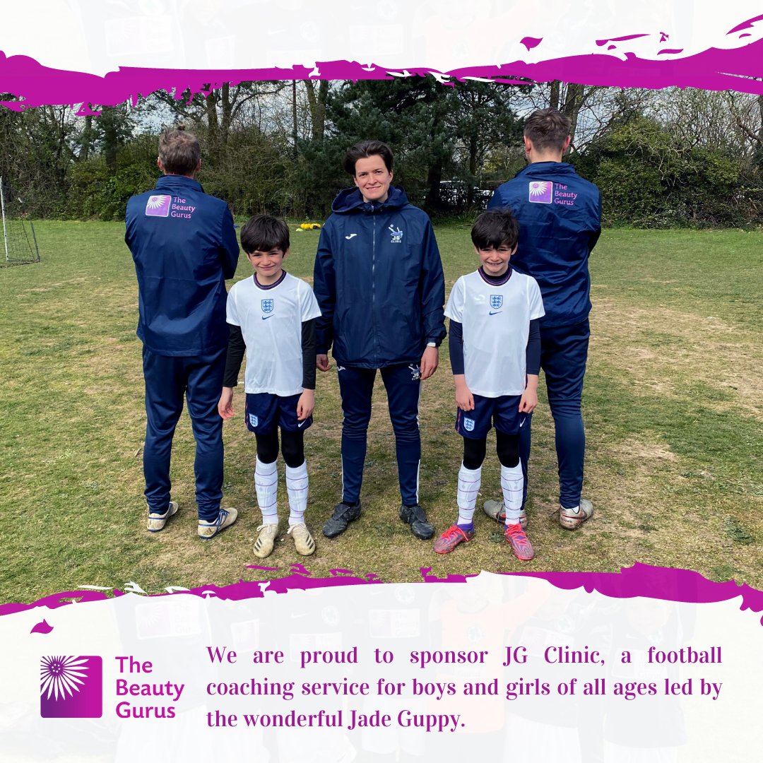 We are proud to sponsor <a href="/JGclinic/">JG Clinic</a> which is led by the amazing <a href="/jadeguppy89/">Jade Guppy</a> to bring #football to the local #community. 

The #JGClinic can help boys and girls of all ages build confidence, make friends and develop their skills &amp; techniques.