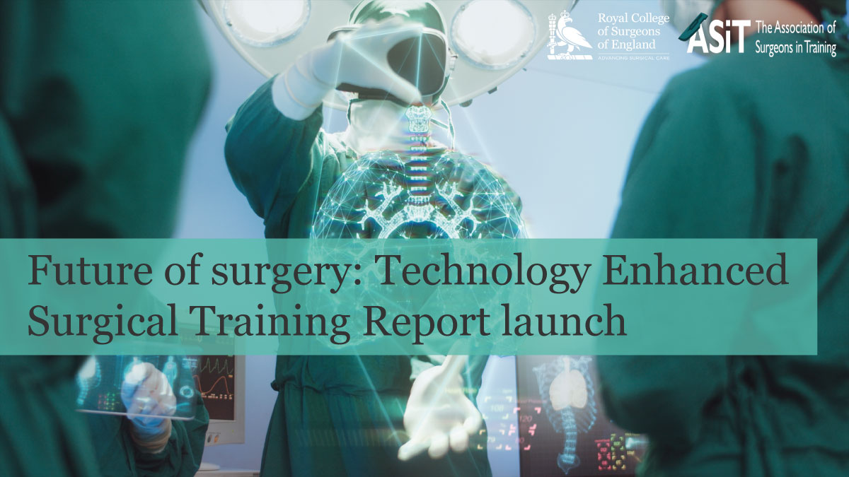 RCSnews's tweet photo. How should future surgical training be delivered?
Tune into our webinar on 27 May to hear how the use of technology in surgical training may help trainees and trainers to achieve excellence. Book here: https://t.co/z3hATT09v1 @ASiTofficial #RCSWebinar https://t.co/CTfXZAHOwn