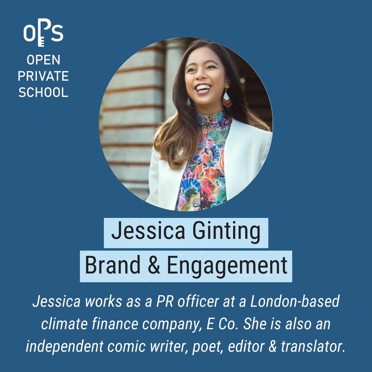 openprivatesch's tweet photo. #OPSTeam | Starting this week, we'd like to introduce you our team members at the Open Private School 🎓

Meet our Communications team: Jessica Ginting (Brand &amp; Engagement), Sam Salehi (Communications Lead) and Max Kelly (Editor).

Learn more about them: https://t.co/QClLv1CQIB https://t.co/qfLvgDZSal