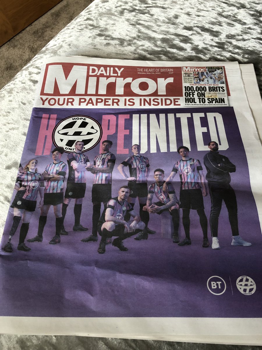 Tookey11's tweet photo. We are #hopeunited with the team @essenceglobal &amp; @btsport in partnership with @reachsolutions https://t.co/EYVwuzlwz9