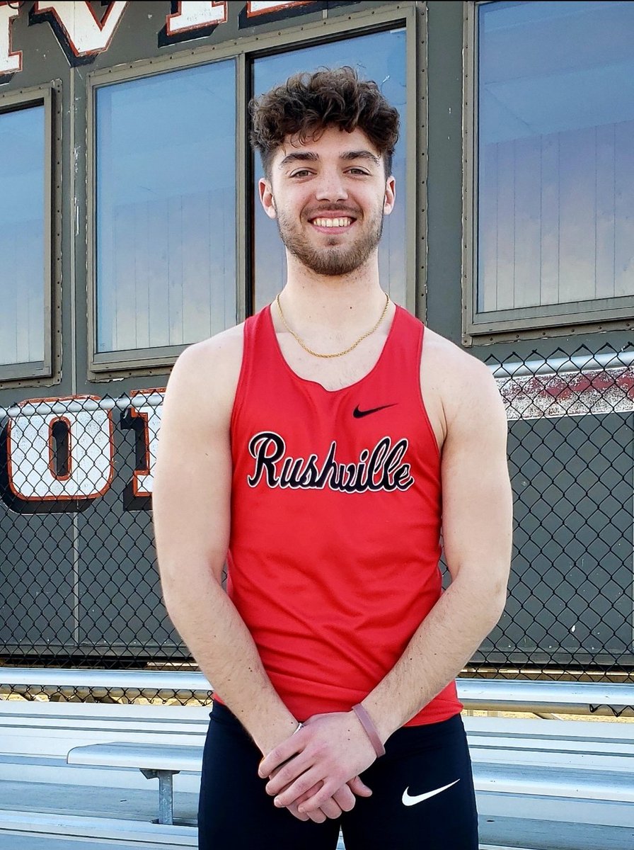 RushvilleXC's tweet photo. Today RCHSTF would like to recognize our final Senior: Jake Vance! Jake is a two year track athlete who has led the sprinter group to great success. Thank you Jake! https://t.co/64qq2lZ0x9