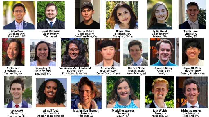 Congratulations to our Class of 2021 Biochemistry and Chemistry Bachelor of Science graduates!!!