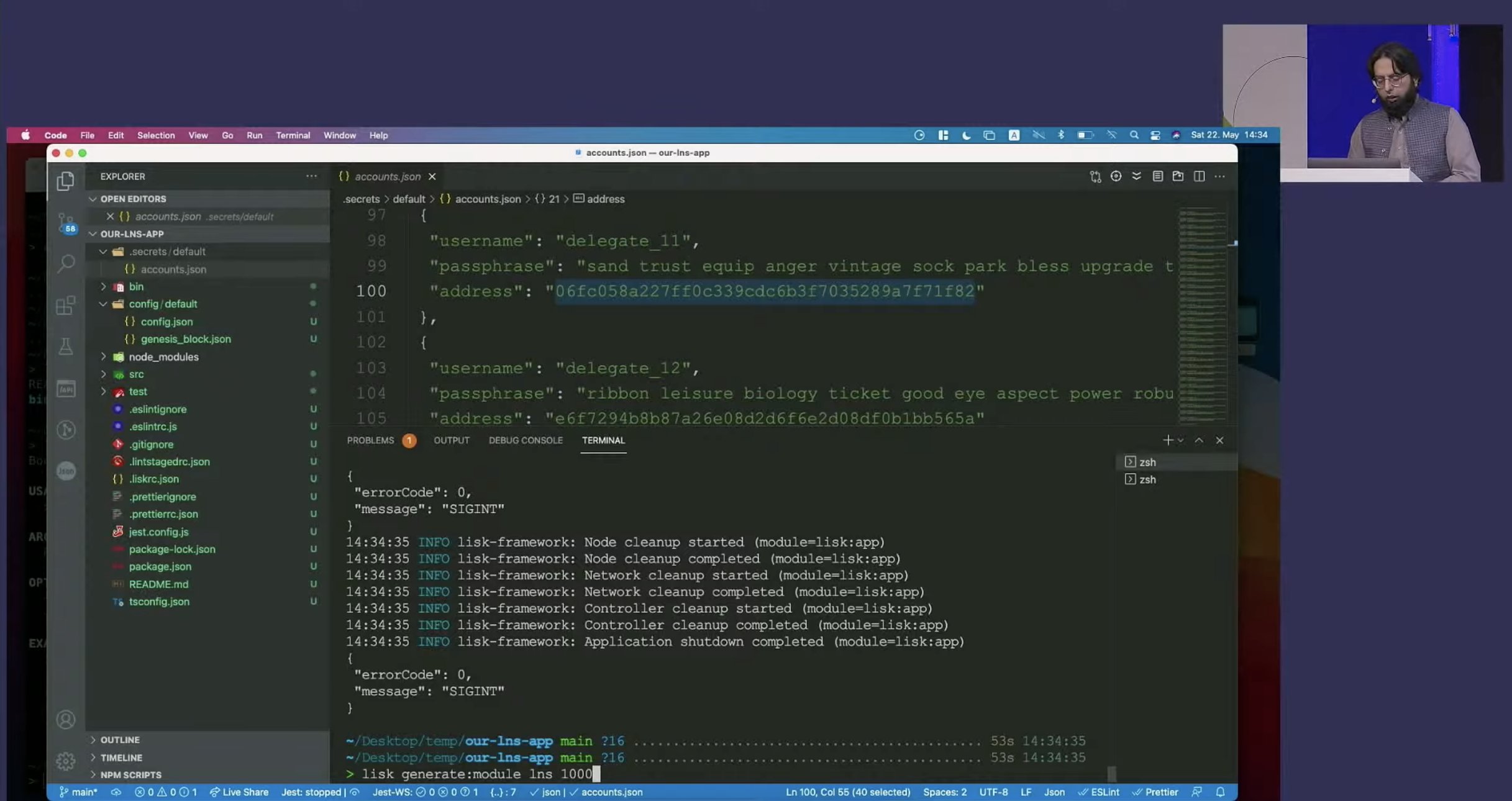Lisk V Twitter Throwback To Day 2 Of Liskjs21 When Our Backend Developer Nazar Hussain Developed A Blockchain Application Live On Stage T Co Kykjycxveo The Pr For The Lisk Name Service