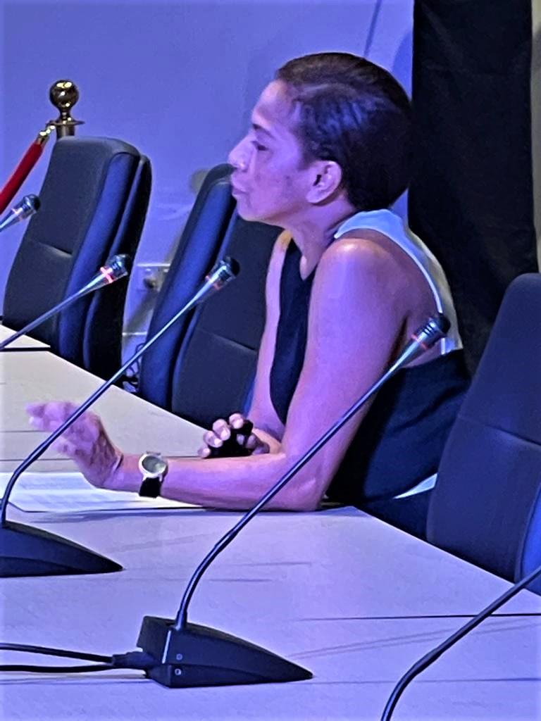 “I am here for my daughter &amp; for your daughters.  I am here for every #woman in #PapuaNewGuinea - &amp; for the future of every girl to be born here” - #GBV Survivor &amp; Journalist, Hennah Joku at #PNG 's 1st Inquiry &amp; Public Hearing on #GenderBasedViolence - 24-25 May, Port Moresby.