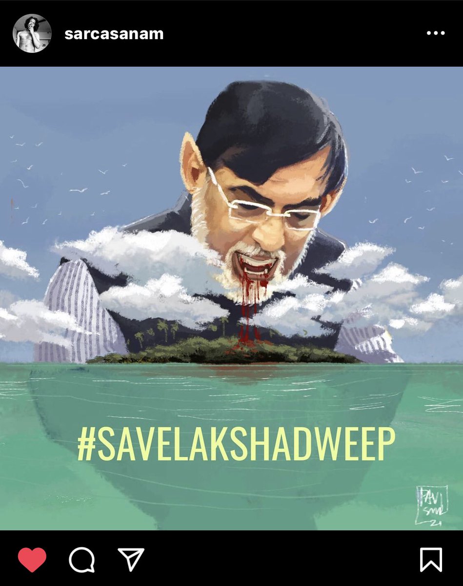 jimsaidthat's tweet photo. @BJP4India what a mess. Someone pls stop him for the sake of #humanity. 
#SaveLakshadweep #prafulkhodapatel https://t.co/Ah8MX02nod