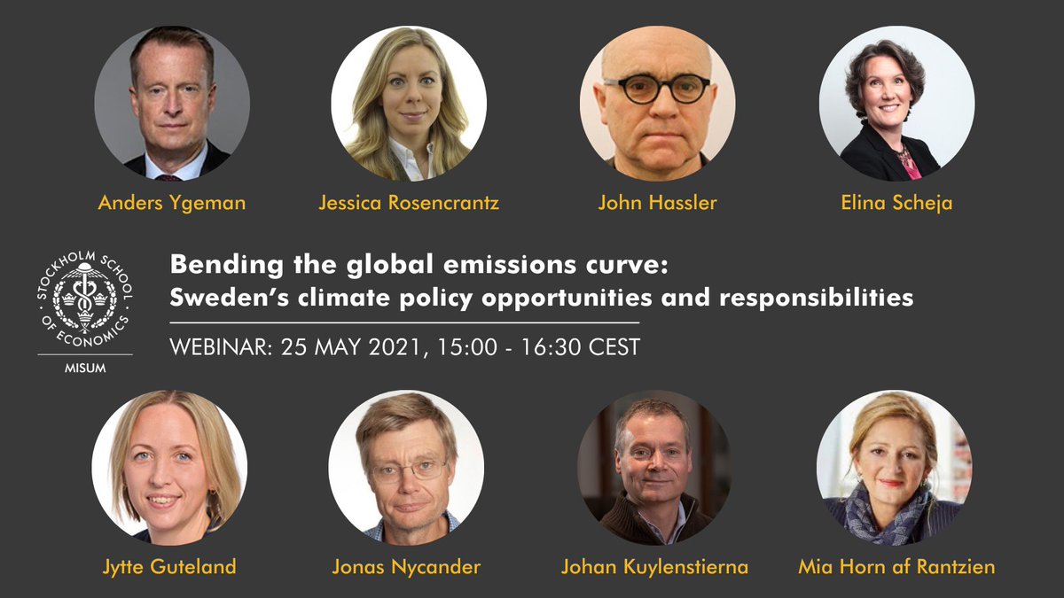 Misum - Mistra Center for Sustainable Markets (@misum_sse) on Twitter photo 🌍 You can still register for tomorrow’s #webinar ‘Bending the global emissions curve’ to hear different takes on the Swedish #climate #policy from <a href="/Ygeman/">Anders Ygeman</a> <a href="/Rosencrantz_J/">Jessica Rosencrantz</a> <a href="/hasslerjohn/">John Hassler</a> <a href="/ElinaScheja/">Elina Scheja</a> <a href="/JytteGuteland/">Jytte Guteland</a> <a href="/JonasNycander/">Jonas Nycander</a> @JKuylenstierna
Register ▶️ jirango.com/cms/register/o… 🌍 You can still register for tomorrow’s #webinar ‘Bending the global emissions curve’ to hear different takes on the Swedish #climate #policy from <a href="/Ygeman/">Anders Ygeman</a> <a href="/Rosencrantz_J/">Jessica Rosencrantz</a> <a href="/hasslerjohn/">John Hassler</a> <a href="/ElinaScheja/">Elina Scheja</a> <a href="/JytteGuteland/">Jytte Guteland</a> <a href="/JonasNycander/">Jonas Nycander</a> @JKuylenstierna
Register ▶️ jirango.com/cms/register/o…