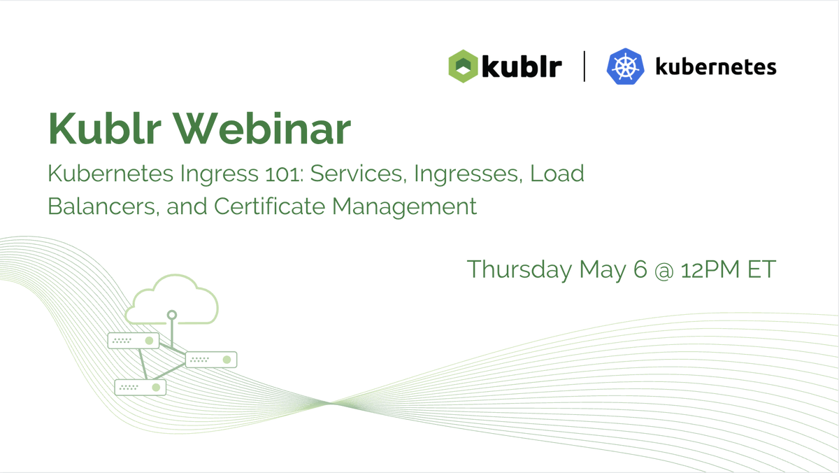 kublr's tweet photo. Basics of Kubernetes Ingress traffic management functionality. 

Learn how it's used to simplify managing applications across different environments!

Watch here: https://t.co/h5sGfBuUZc
#Kubernetes #Ingess https://t.co/B6SdcC8oGX