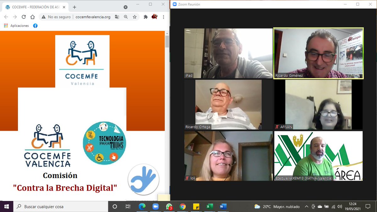 RedProy_Social's tweet photo. ¡¡Comisión #ContralaBrechaDigital” @COCEMFEValencia
✅ personas necesitan ayudas técnicas para comunicarse y actividades básicas de vida diaria #ABVD.✅ #BrechaDigital Mujer Discapacidad Física/Orgánica
✅#AccesibilidadWeb con el programa #inSuit ✅ APP:TORRENT ACCESIBLE https://t.co/wa0O6dU774