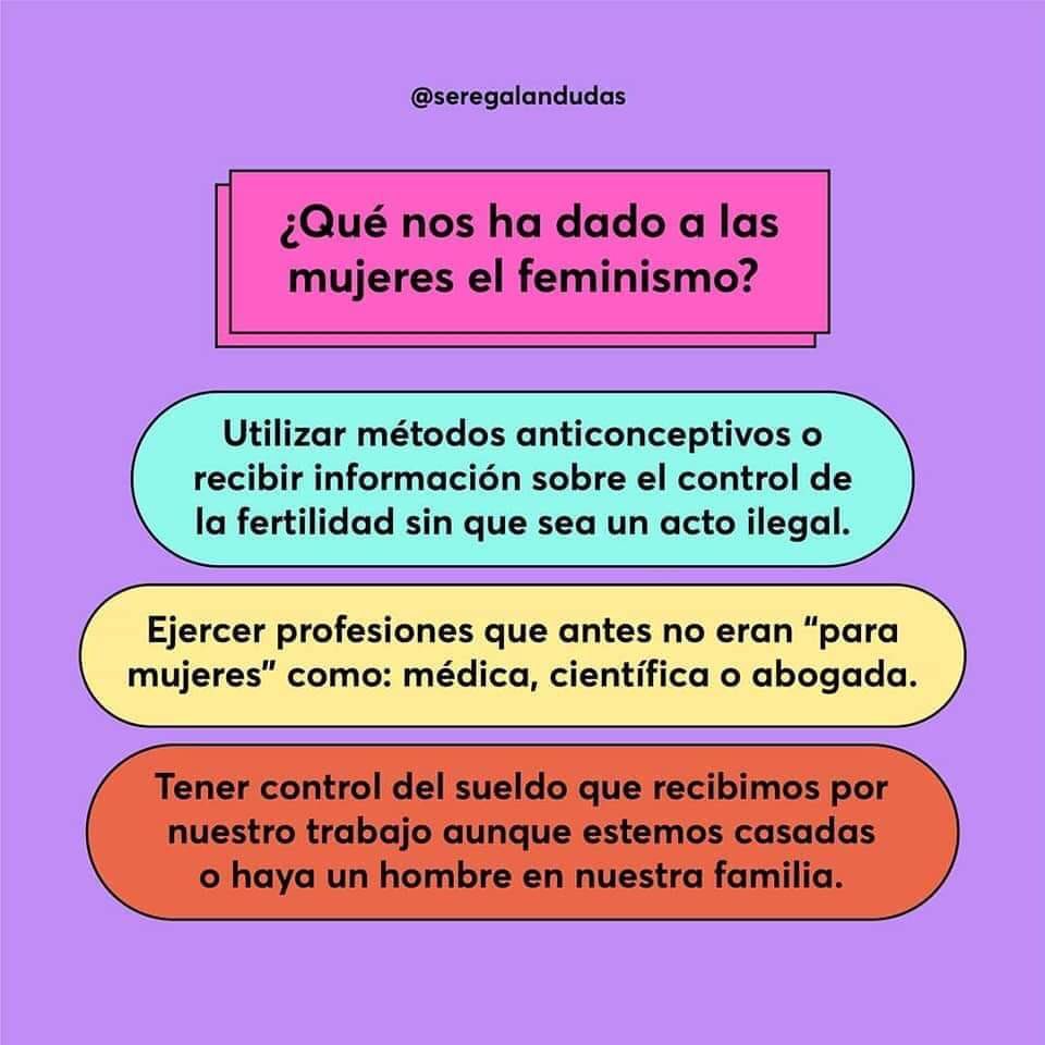 CinigFi's tweet photo. ¿Qué nos ha dado a las mujeres el feminismo? 😇🫂✨

#LunesDeFeminismo #QueremosIgualdad #ComunidadEmpoderada https://t.co/eHDcqxQxxF