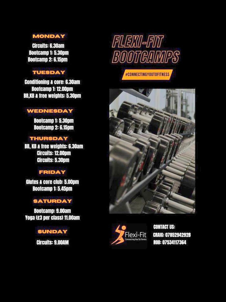 RFCMerthyr's tweet photo. #FlexiFit Connecting You to Fitness at the #Wern
https://t.co/Z0KeRQLzcb
Great opportunity to improve your fitness, strength conditioning and feeling of wellbeing.
For more information and to get involved contact Craig or Rob 👇🏼
#Ironmen #NotJustRugby💚 https://t.co/M30MQmRX0T