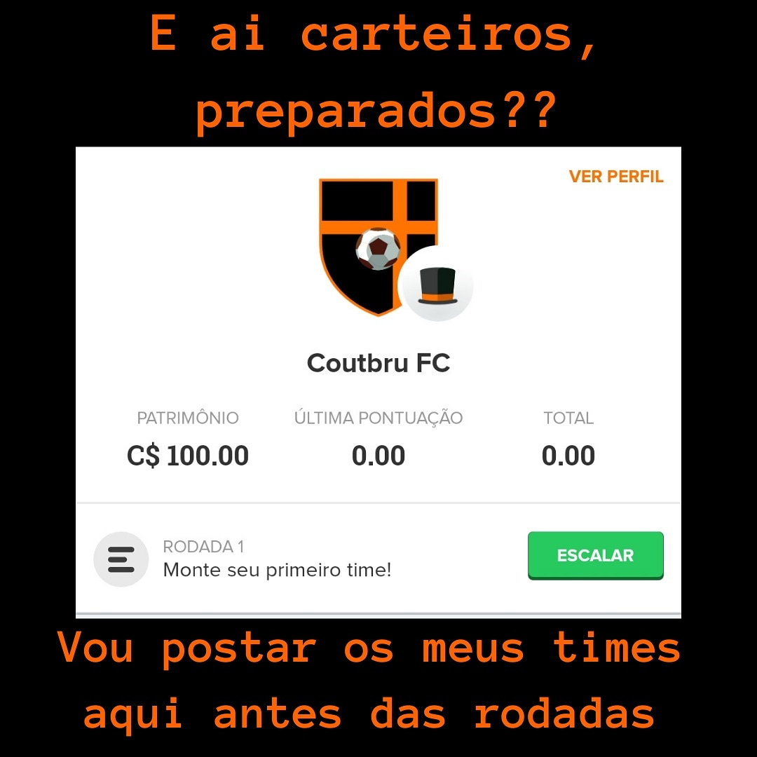 Brunocouto_6's tweet photo. Sou bom escalando? Não! Mas vamos tentar hahaha

#cartolafc #cartoleirosfc #cartolafcdicas #cartolafcbrasil https://t.co/uT6Qk2xLZ9