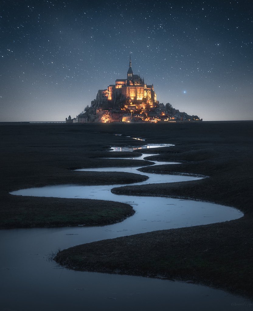 An evening at Mont Saint Michel ✨