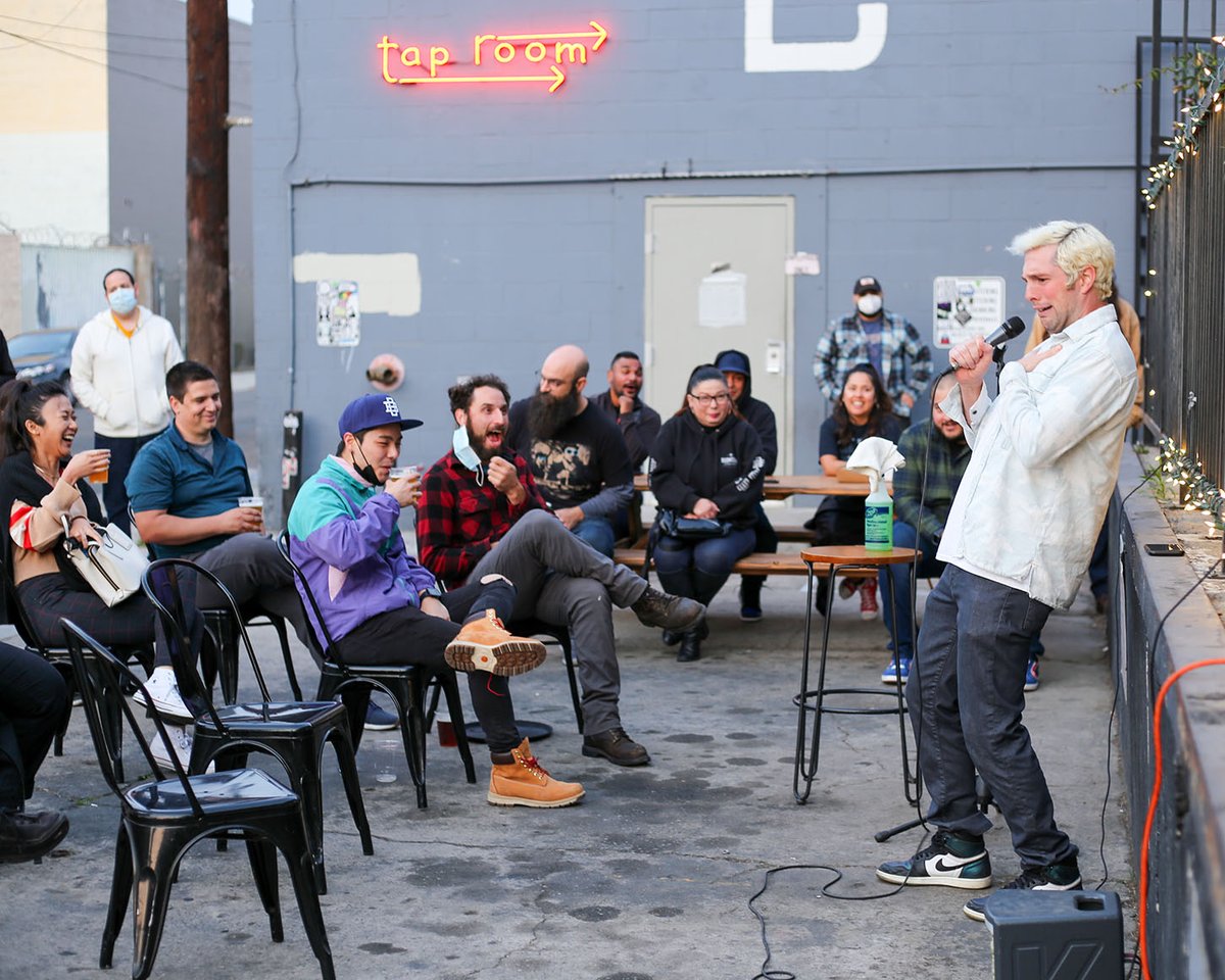 BOOM MIC COMEDY TONIGHT 🎙️✨ Join us for our #OpenMicNight 7 &amp; 8pm every Monday! Have some laughs 😹  have a beer🍺 and sit back while some truly funny comedians do their thing.

👉🏼 More info through slotted.co/theboommic/

#DTLA #LABeer #LABrewery #LAComedy #StandUp