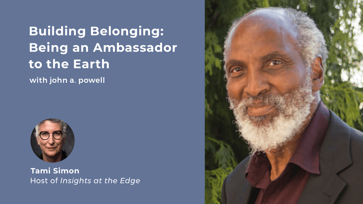 oandbinstitute's tweet photo. Just in case you missed the @soundsture interview, "Building Belonging: Being an Ambassador to the Earth", w/ OBI Director @profjohnapowell 

#OBI #Mediation #Belonging 
https://t.co/WbcGXfXZFa https://t.co/9sOENEm7zc