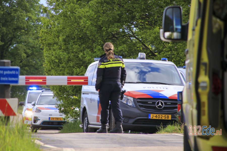 Geen treinen tussen Driebergen-Zeist en Ede-Wageningen door aanrijding met fietser. 112Ede.