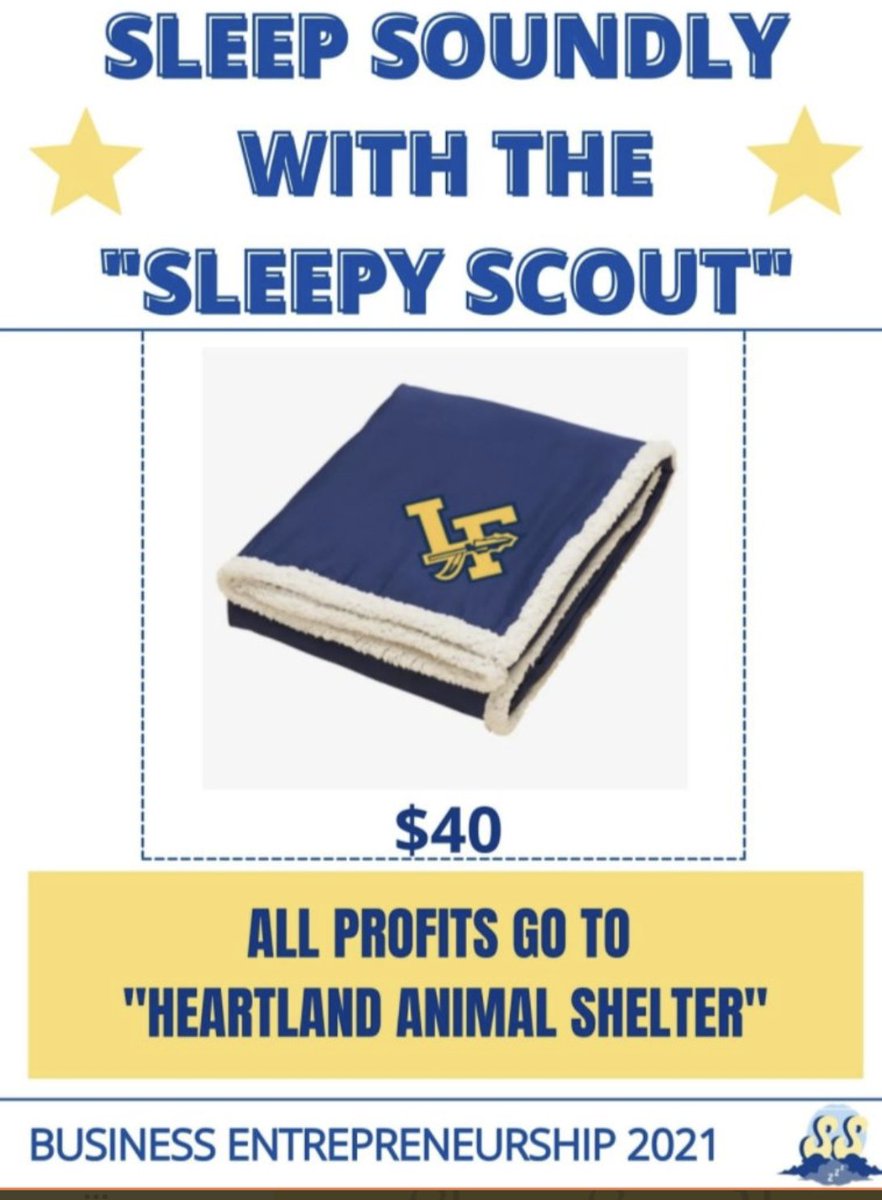 Less than 30 blankets left, order now!