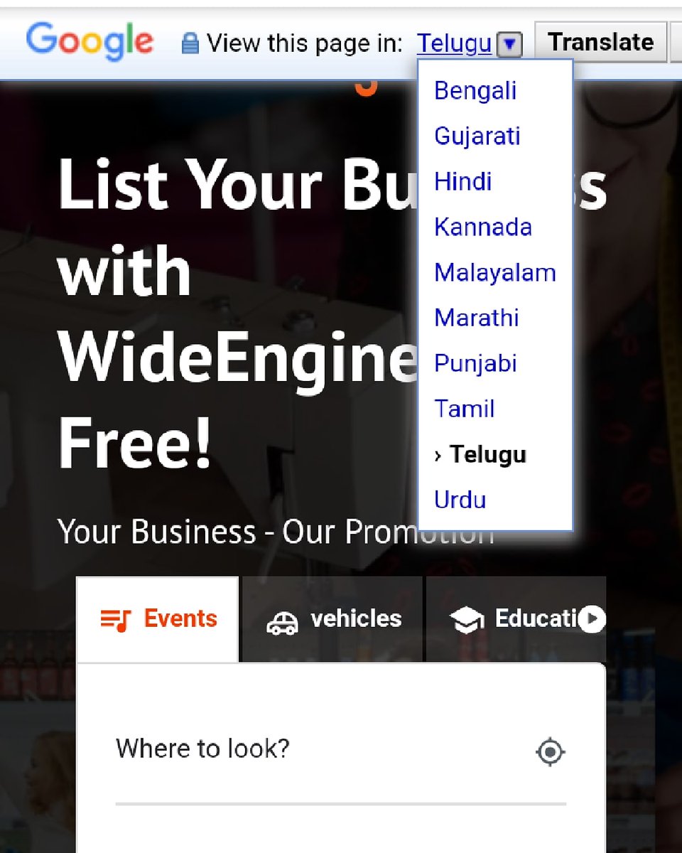Wide_Engine's tweet image. Wideengine - Free Business Listing integrated with Multi - Level Language translation!

List your business with wideengine...

wideengine.com

#wideengine
#Businesslisting
#Multilingual #listatyourconvience