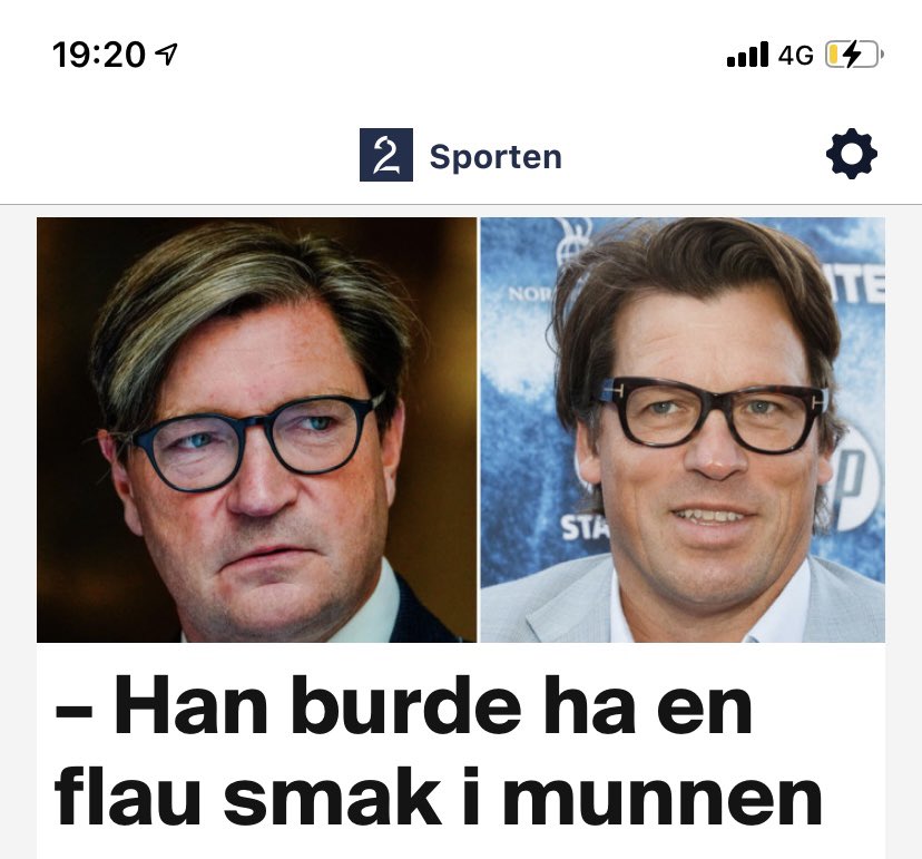 Fordi han ikke klarte å få sideskillen riktig vei i forsøket på å ligne mest mulig?