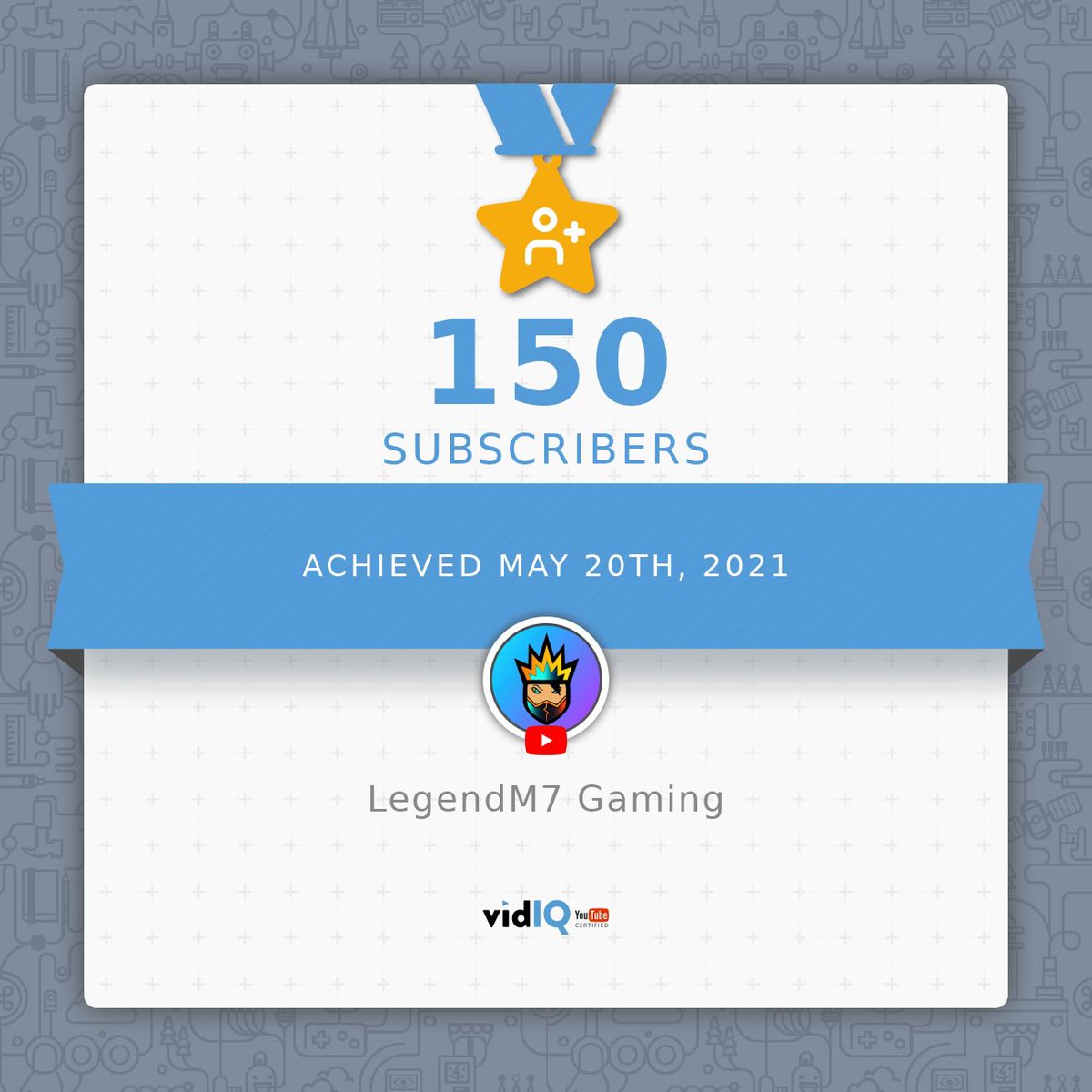 LegendMaster007's tweet image. SO EXCITED to share that I have reached 150 SUBSCRIBERS ON YOUTUBE! Working HARD &amp;amp; GRINDING for over 3 Years, I get stronger and better every single day!

#subscribers #goals #achievement #foryou #youtube #subscribe #gaming #faze #fazeup #fyp #foryoupage #youtubegaming #grinding