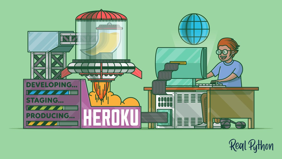 realpython's tweet image. 🐍📰 In this step-by-step tutorial, you'll learn how to create a #Python Flask example web application and deploy it using Heroku

realpython.com/flask-by-examp…