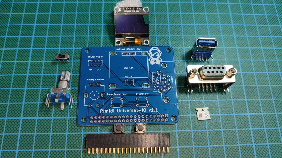 taviens's tweet photo. Tonight 22h CEST (SPAIN) ... #daemonbite special made for low lag on #MiSTerFPGA with internal usb cable. Also very low cost #pimidi #universalIO to use with #mt32pi to play midi on proper fpga cores. First DM, first to get. STAY TUNNED! ππ https://t.co/t7oX9ZeoOK