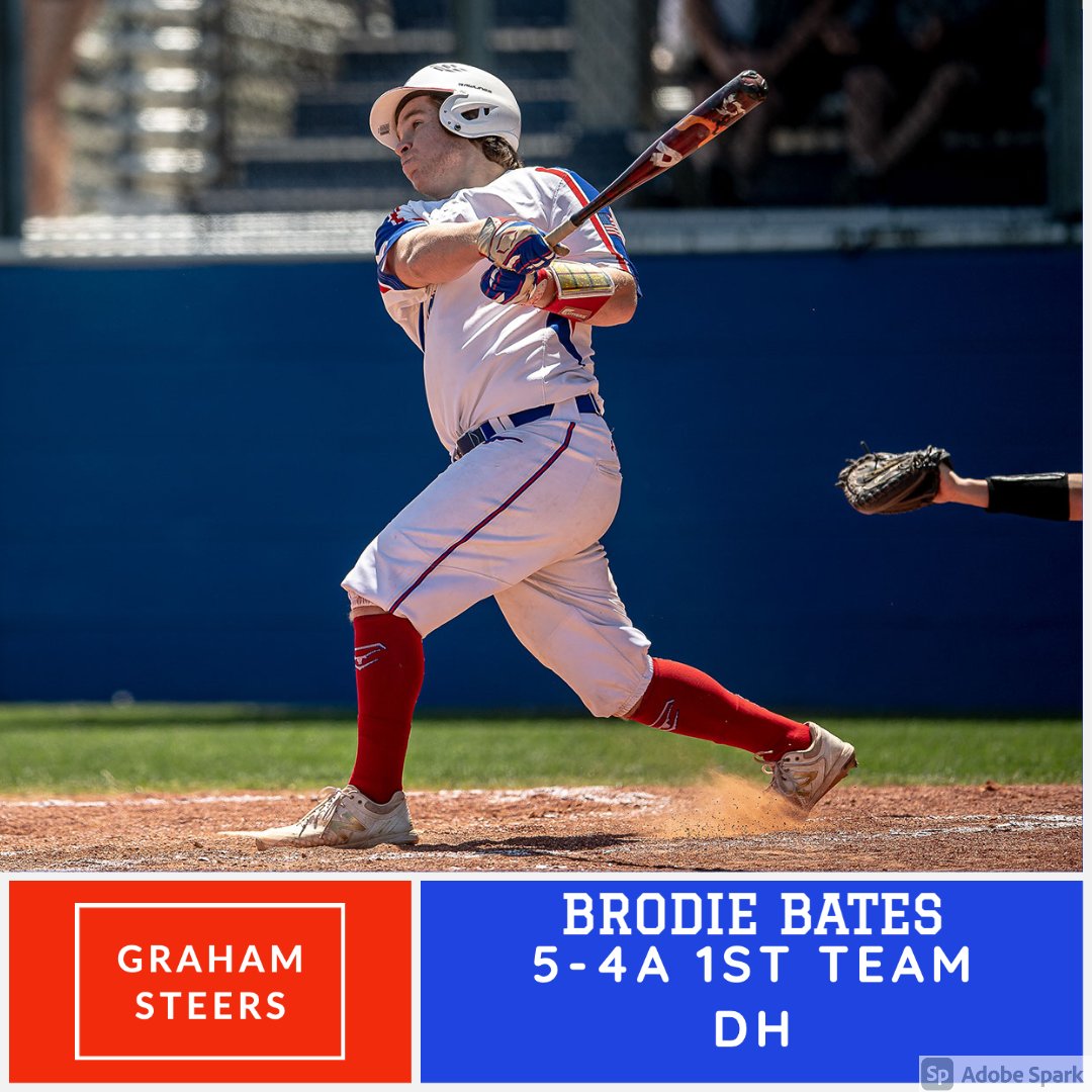 Congratulations to our Graham Steer players for their All-District honors and a great 2021 season!
Junior Brodie Bates - 1st Team DH
