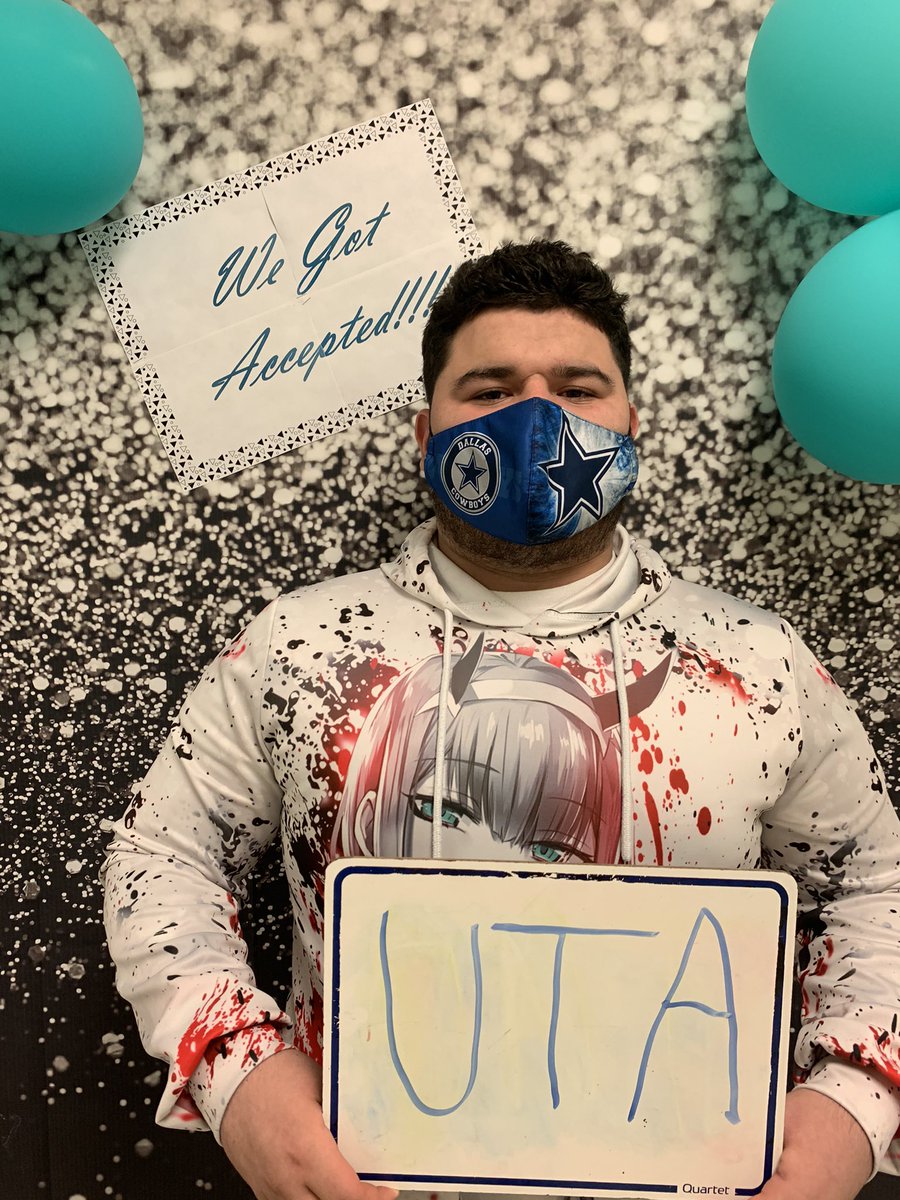 Molina B-Tech (@molina_btech) on Twitter photo Another <a href="/molina_btech/">Molina B-Tech</a> senior, Eduardo Vidales, celebrating his acceptance to @utarlington
@Molina_Jags @DISD_PTECH_ECHS <a href="/dallasschools/">Dallas ISD</a> <a href="/dallascollegetx/">Dallas College</a> Another <a href="/molina_btech/">Molina B-Tech</a> senior, Eduardo Vidales, celebrating his acceptance to @utarlington
@Molina_Jags @DISD_PTECH_ECHS <a href="/dallasschools/">Dallas ISD</a> <a href="/dallascollegetx/">Dallas College</a>