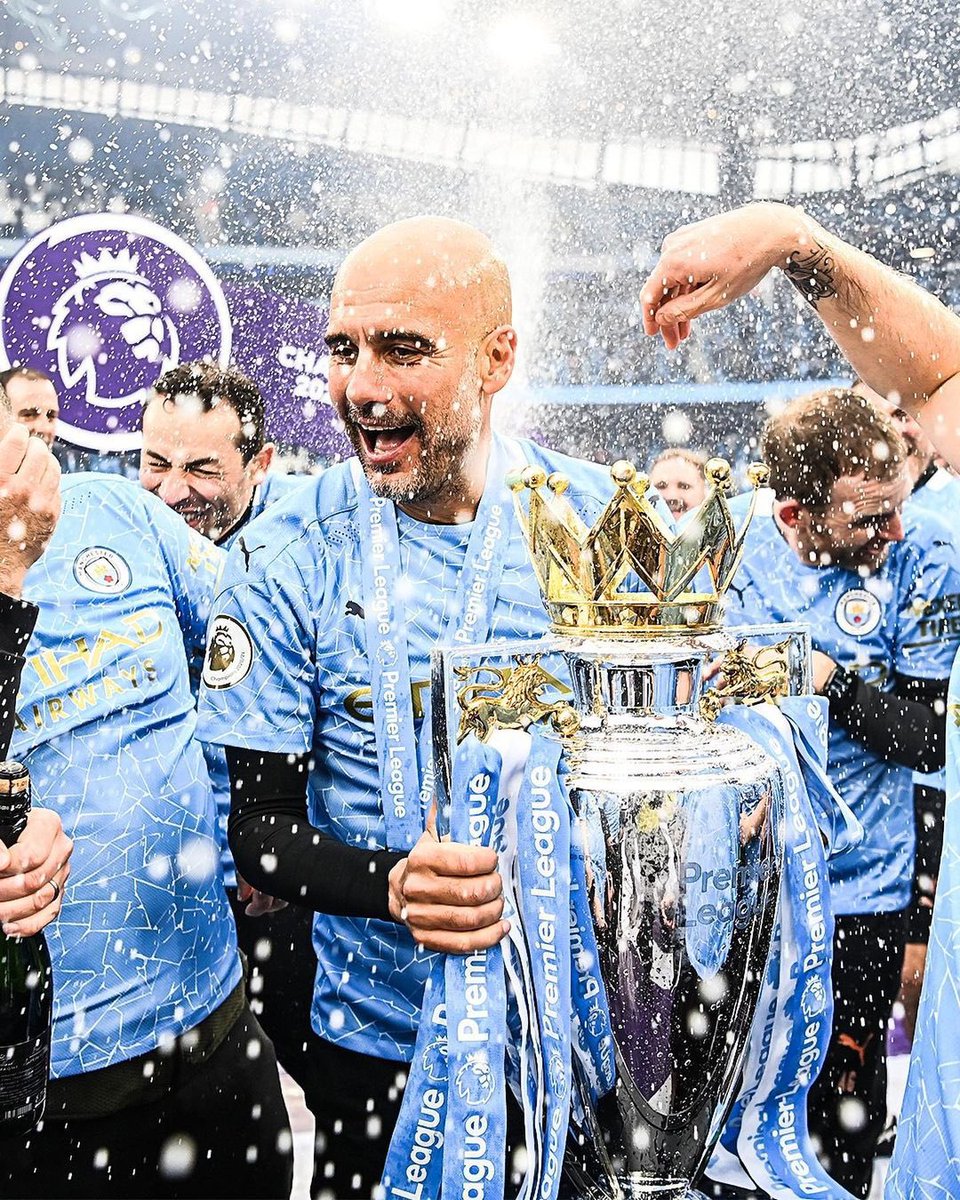 manchesterisB's tweet photo. Pep Guardiola's league finishes:

2009: 1st
2010: 1st
2011: 1st
2012: 2nd
2013: 1st
2014: 1st
2015: 1st
2016: 1st 
2017: 3rd
2018: 1st
2019: 1st
2020: 2nd
2021: 1st https://t.co/qHO7liG37V