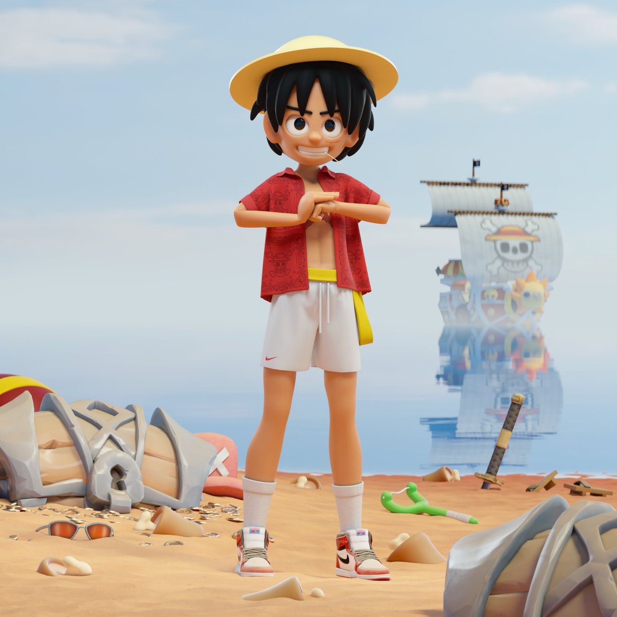 yulmanova's tweet photo. luffy from one piece https://t.co/mEVZ5MN5RW