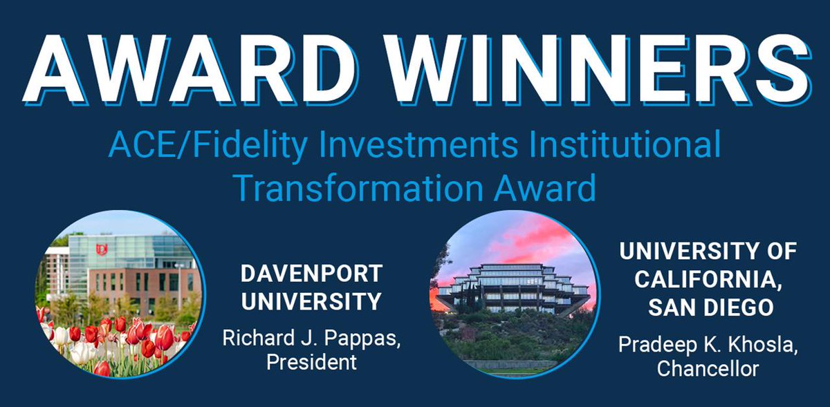 DavenportU's tweet photo. We are excited to share that  Davenport has earned national recognition from @ACEducation for the way we have responded to higher education challenges in innovative and creative ways. Read on: https://t.co/BQYzPQwN7a https://t.co/7dtBKVHfTk