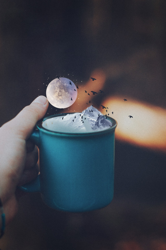 Picsart's tweet image. On Mondays, coffee hits differently ☕️ 😴 Start your week with a cup of creativity with our #freetoedit photos 😝 bit.ly/3ufNcHS