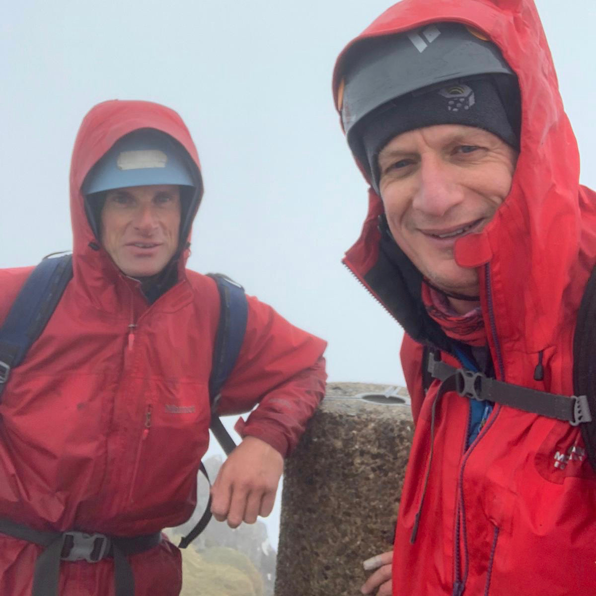 High_Mt_Guides's tweet photo. Great effort from @AndyCla12350163 &amp; Robin today on Clach Glas - Blaven traverse in heavy rain &amp; dense cloud. Hopefully the Isle of Mist will have some better weather and🏴󠁧󠁢󠁳󠁣󠁴󠁿Highland spring magic for THE Ridge traverse later in the week #Skye https://t.co/7HnKuRvLRe