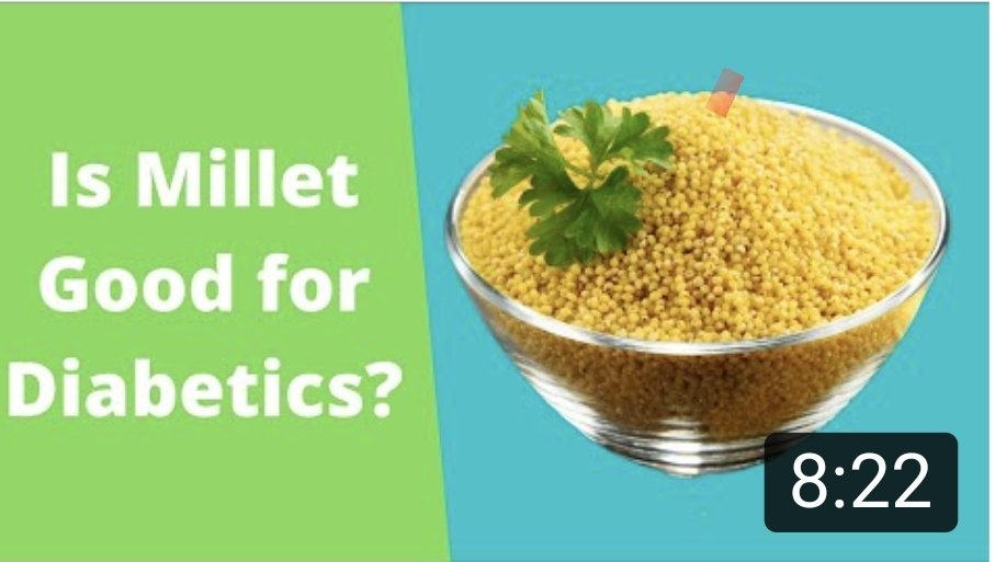 Type.Rhino on Twitter "Is Millet good for diabetics? Specifically, is