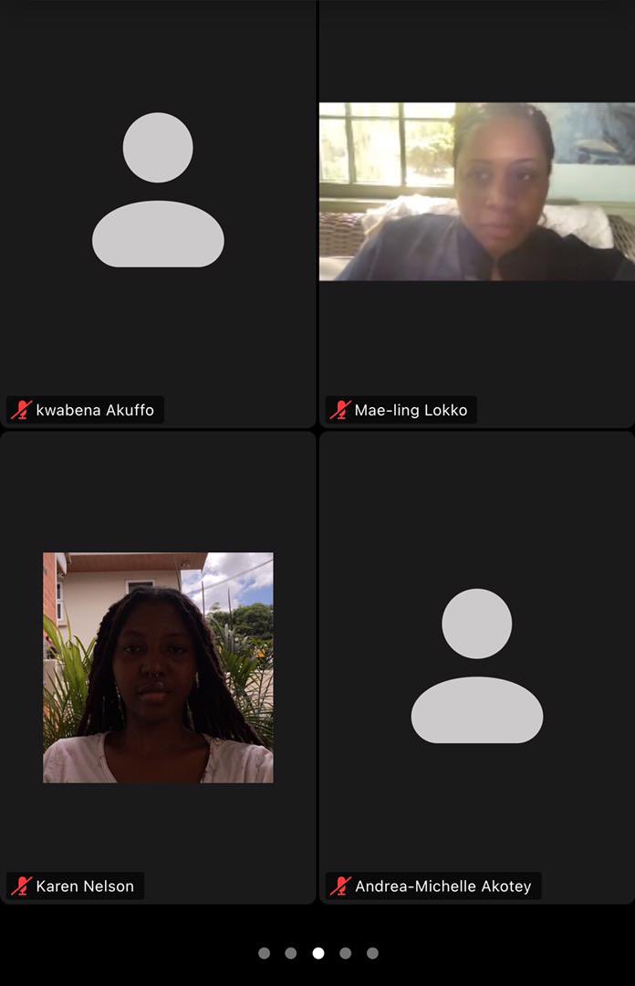 AshesiDesign's tweet image. Today marks the first official virtual meeting of the flood control project. Started with a short introduction of the project, Mae-ling Lokko briefed us on the things we need to pay attention to when working on this project, ie.the site.1/2