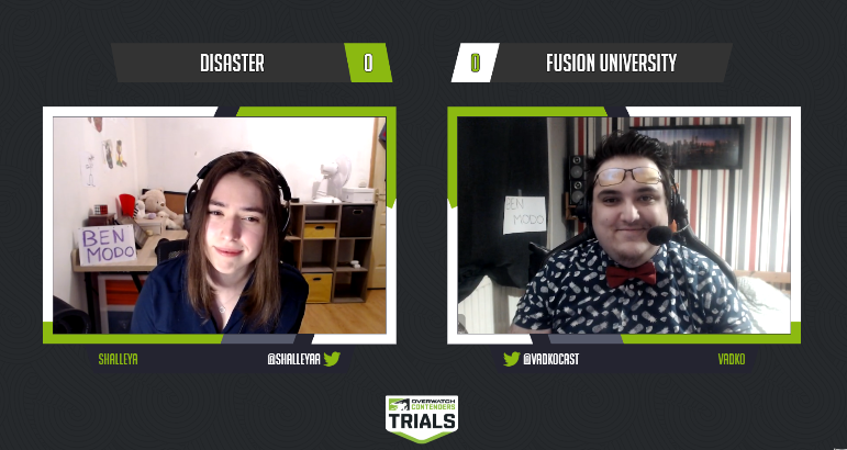 @Fusion University vs <a href="/TeamDisasterOW/">Disaster</a> c'est maintenant avec <a href="/VadkoCast/">Adrien 'Vadko' SLAMA</a>, <a href="/Pyros1212/">Pyros</a> et moi!!

Et c'est évidemment sur youtube.com/watch?v=fvfPF4… !