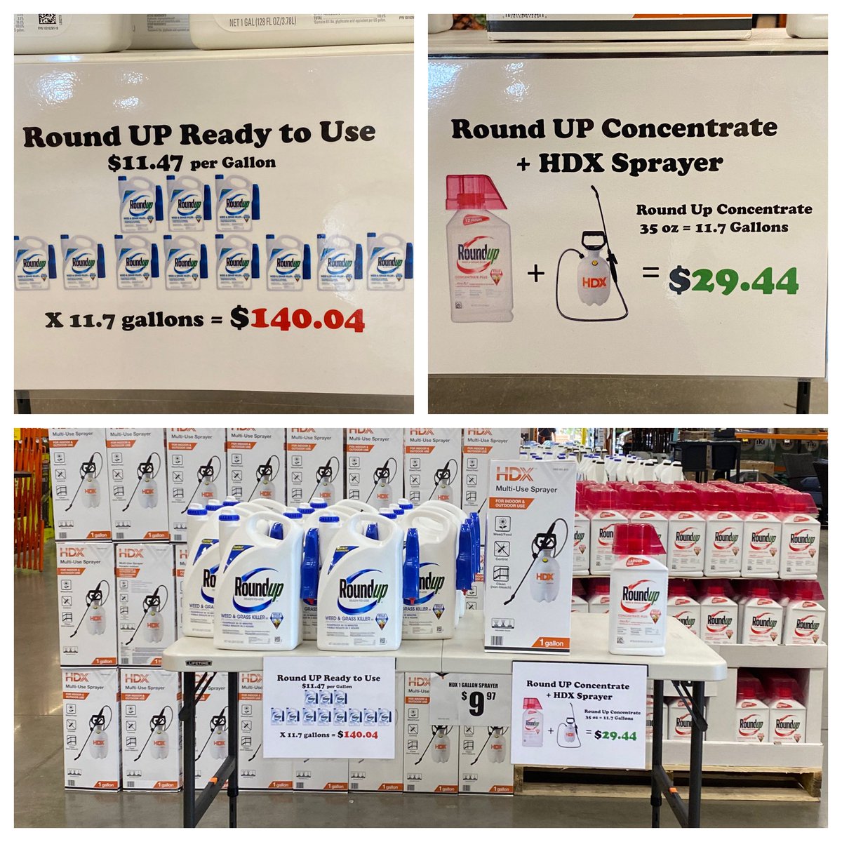 Samantha Bowman (@samanthab1982) on Twitter photo Home Depot 2307 shouting out Round Up Ready to Use vs. Round Up Concentrate <a href="/AllisonCMurdoch/">Allison Murdoch</a> <a href="/EldredPeterson/">Pete Peterson</a> <a href="/KevinZ_THD/">Kevin Zanewicz</a> <a href="/ginamorris508/">Gina Morris</a> Home Depot 2307 shouting out Round Up Ready to Use vs. Round Up Concentrate <a href="/AllisonCMurdoch/">Allison Murdoch</a> <a href="/EldredPeterson/">Pete Peterson</a> <a href="/KevinZ_THD/">Kevin Zanewicz</a> <a href="/ginamorris508/">Gina Morris</a>