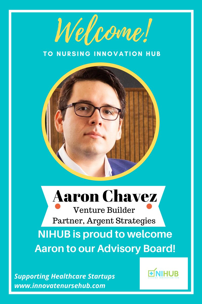 We are pleased to welcome Aaron Chavez, Partner at Argent Strategies to the #NIHUB Advisory Board on Healthcare Innovation. 

Aaron brings a wealth of experience as a #mentor and #advisor to early stage #startup companies. 

Learn more: innovatenursehub.com

#innovators #tech