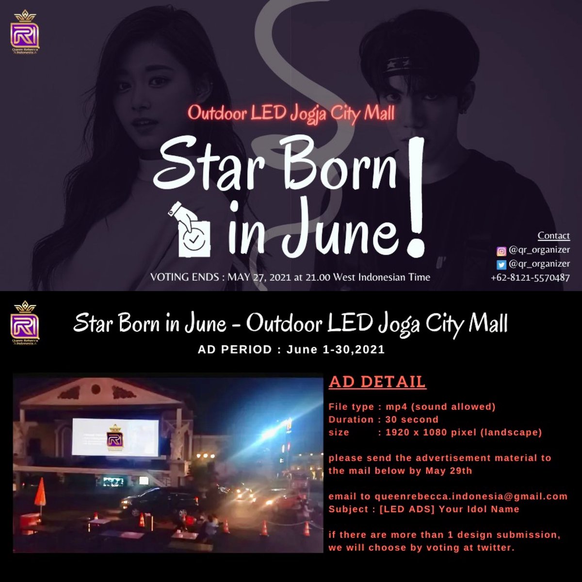 ShiningStell's tweet photo. -QUICK UPDATE-

For Stell’s Birthday Ad Support in Indonesia, he’s currently on Top 2! Please don’t forget to cast your votes. Voting ends on May 27, 10PM! 🙏🏻

Salamat BBMAs 🇵🇭
#SB19xATINPadayon
@SB19Official #SB19 
#SB19_STELL https://t.co/I8JcWK3sh2