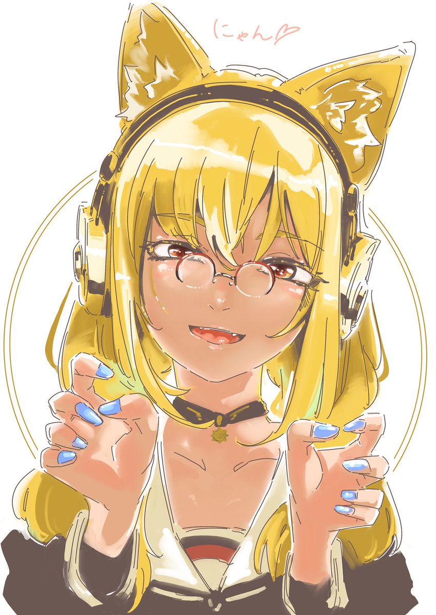 #このタグを見た人はラフ画とその完成絵を見せる
こんな感じ 