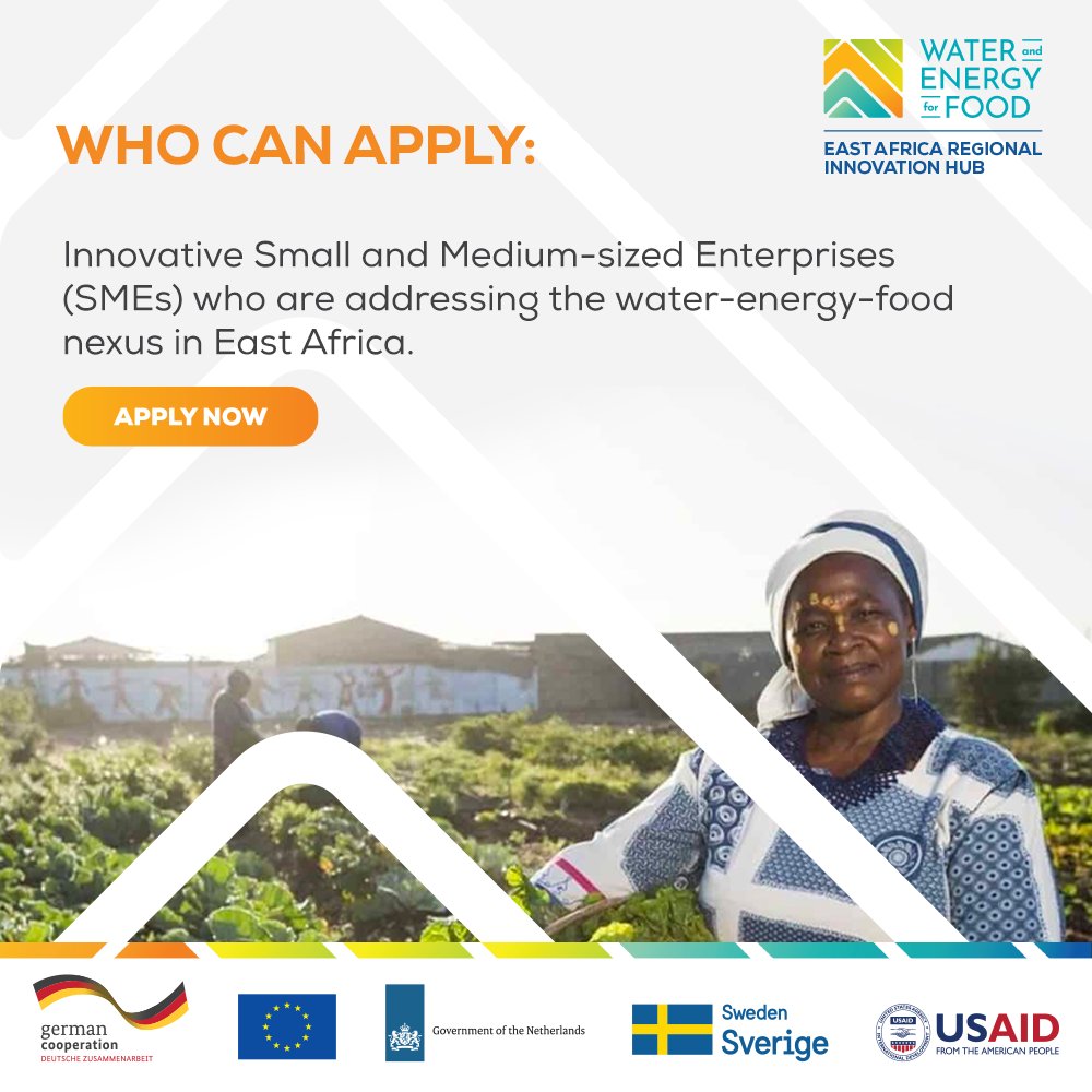 vikventures's tweet photo. Are you running an enterprise working on water-energy-food solutions in East Africa? The @WE4FGCD  East Africa is looking for you!
Please apply before June 15th 
 https://t.co/IFuq1FZRkv 
#Startups #Kenya #VBAN #Vikventures #Entrepreneurship https://t.co/cQOBsLLq5o