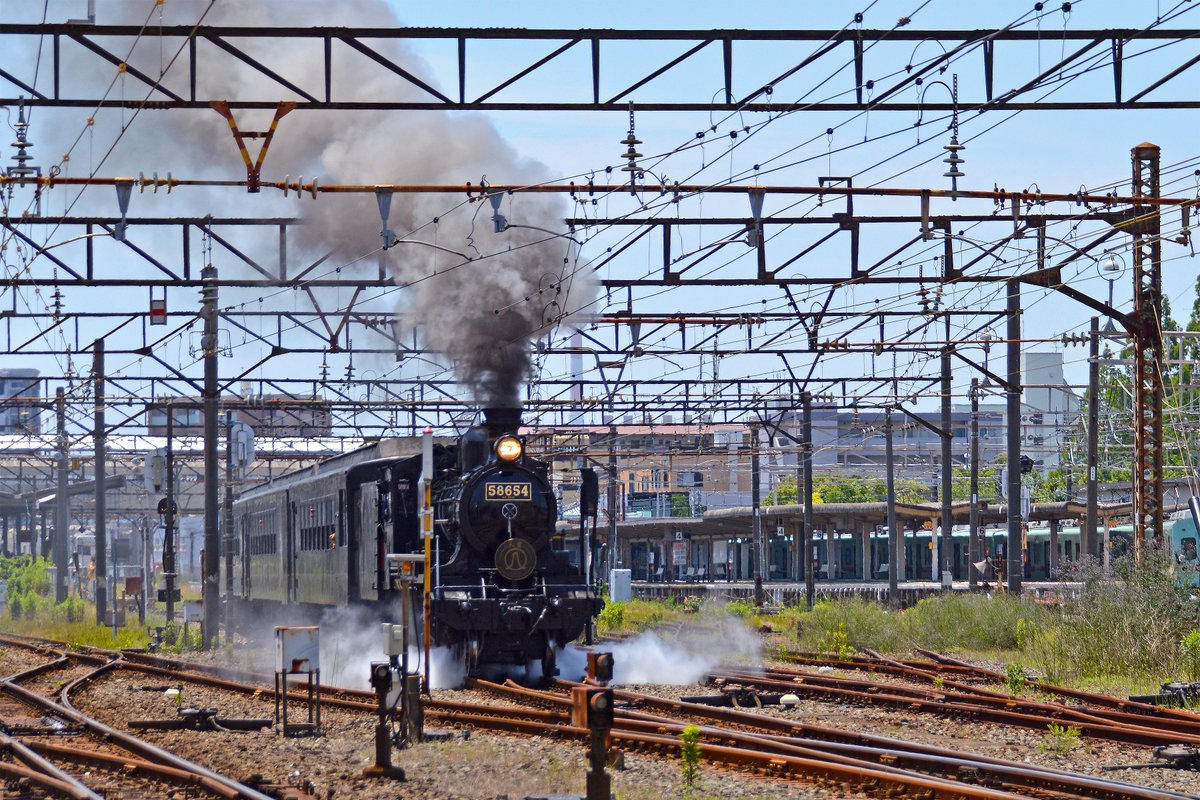 大牟田駅と鳥栖駅のsl人吉 Min T ミント