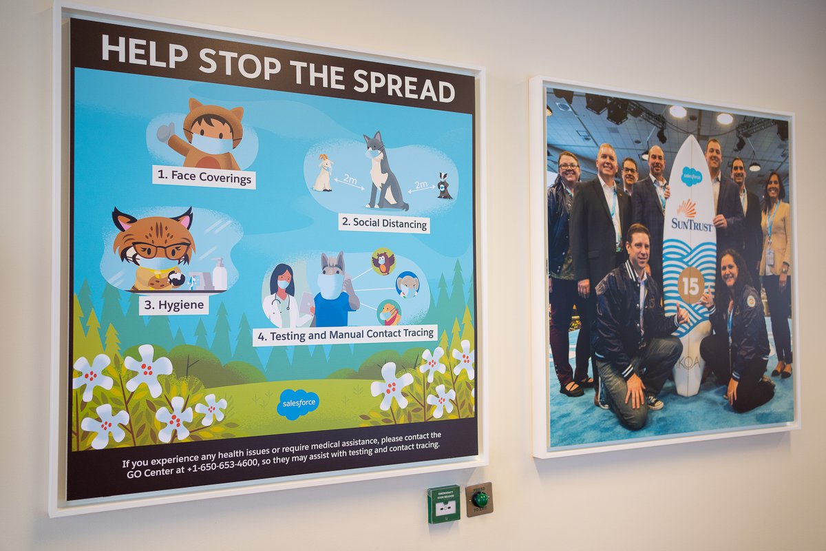 It’s reopening day at Salesforce Tower London!

“Thanks to a thoughtful and phased approach to returning to the office, our employees will be able to connect again in our workspace and feel empowered to work from anywhere" - Salesforce UK &amp; Ireland CEO <a href="/ZahraS_B/">Zahra Bahrololoumi CBE</a>