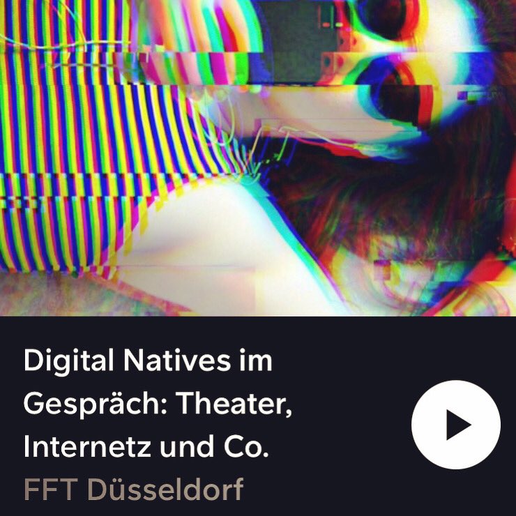 JasperLeonie's tweet photo. Frida &amp; ich haben mit @irinasimonab, Tuana und Karla über das Theater der Digital Natives gesprochen. Jetzt anhören im virtuellen @FFTDuesseldorf: https://t.co/BCdZZJ0Czu #ONLIVE #ONLIVE2021 https://t.co/USXd8QK5Rb